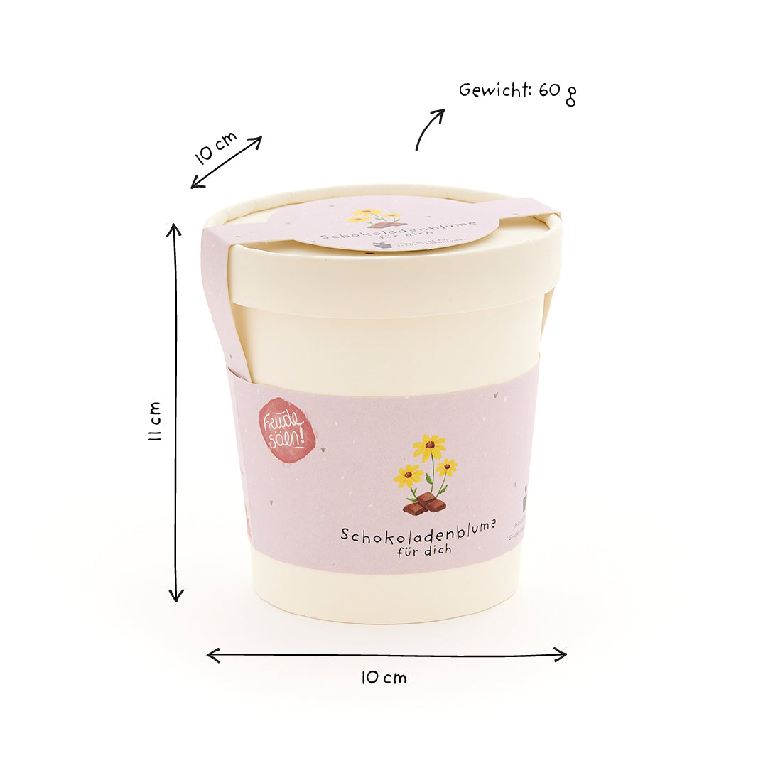 Schokoladenblume - Becher