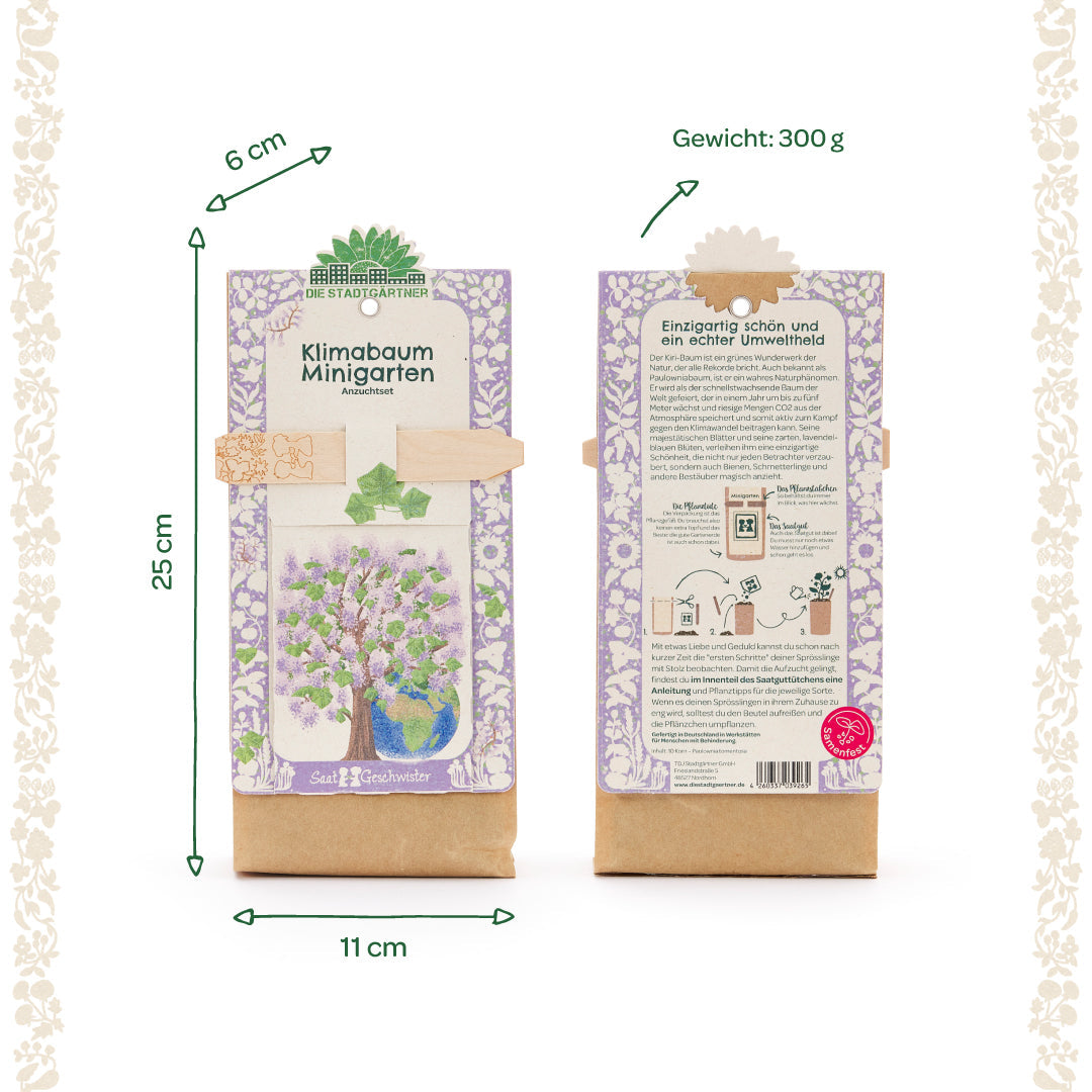 Anzuchtset – Minigarten Klimabaum