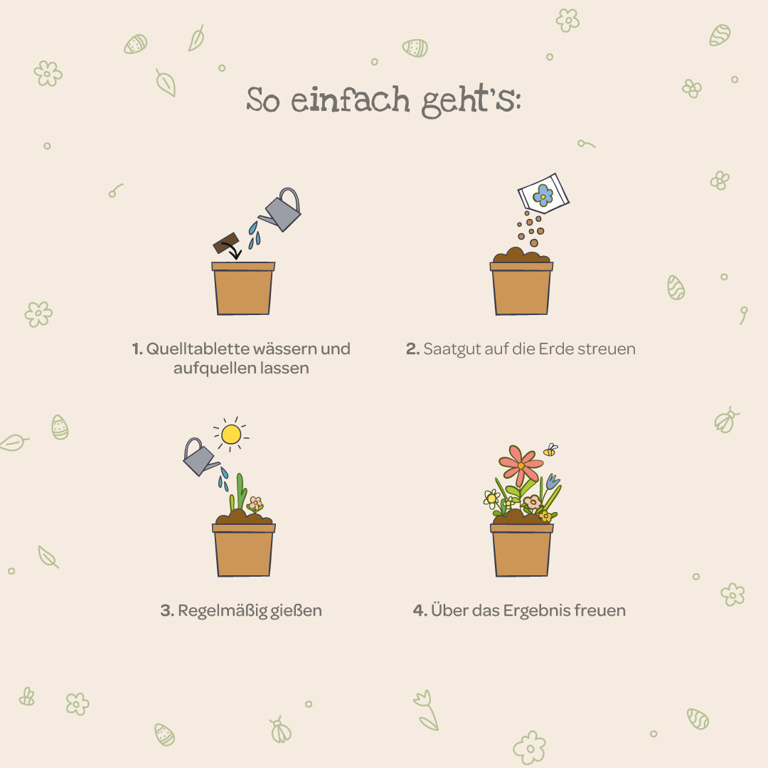 Blümchen aus dem Becher