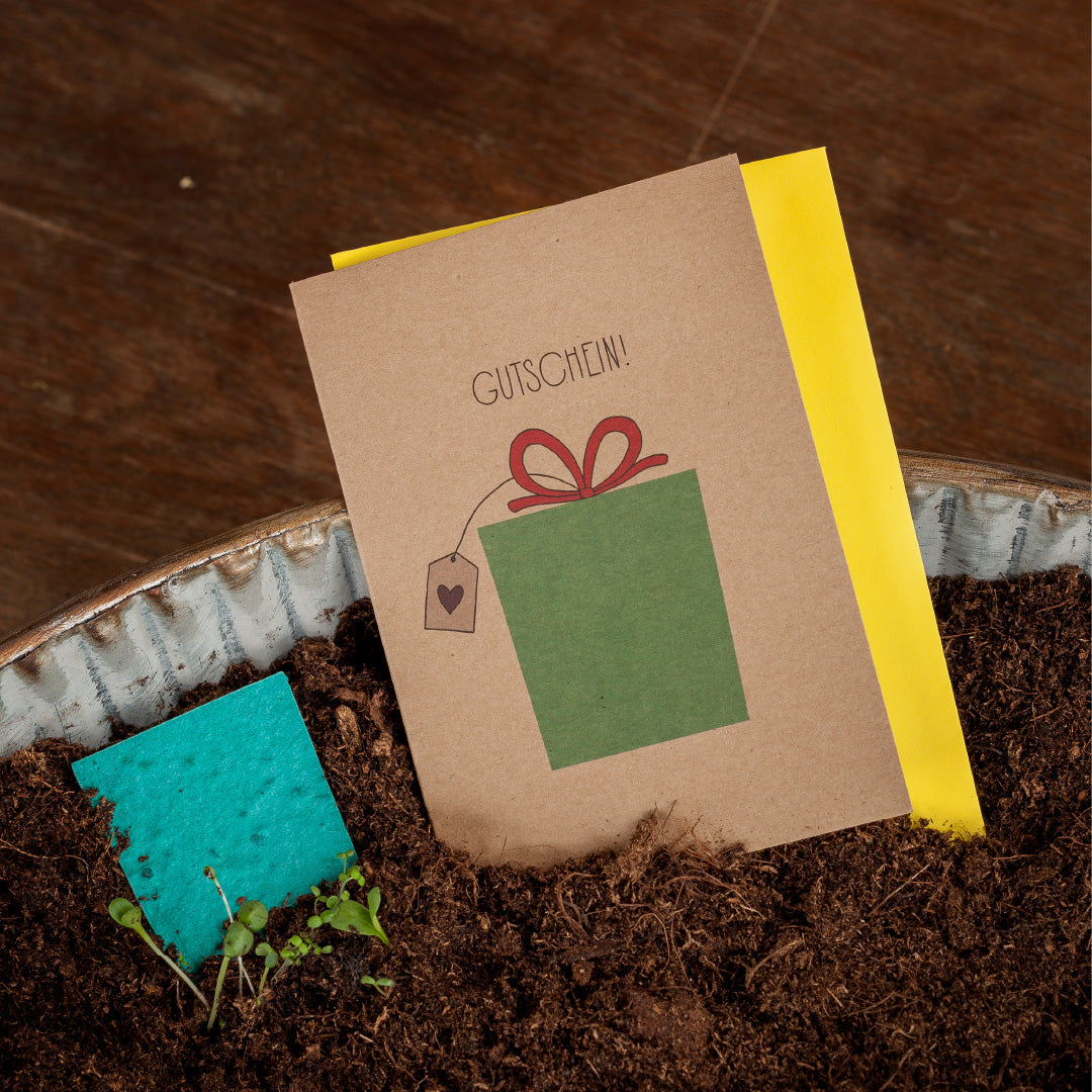 Grußkarte "Gutschein"