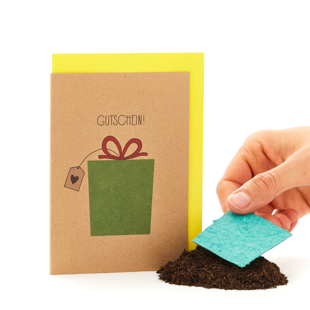 Grußkarte "Gutschein"