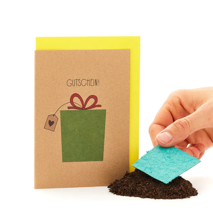 Grußkarte "Gutschein"