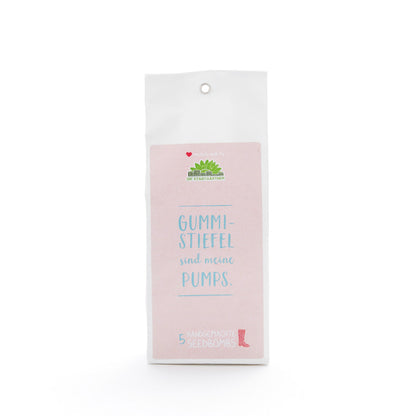 5 Samenbomben "Gummistiefel"