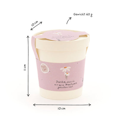 Danke, dass du mir beim Wachsen geholfen hast - Becher