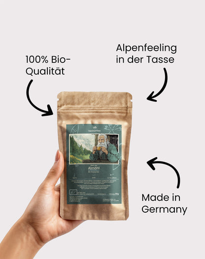 Alwin der Almöhi, Kräutertee mit Nanaminze