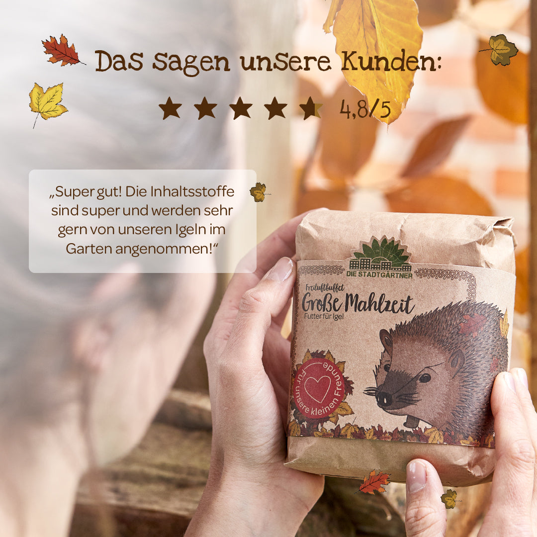Große Mahlzeit – 1 L Igelfutter