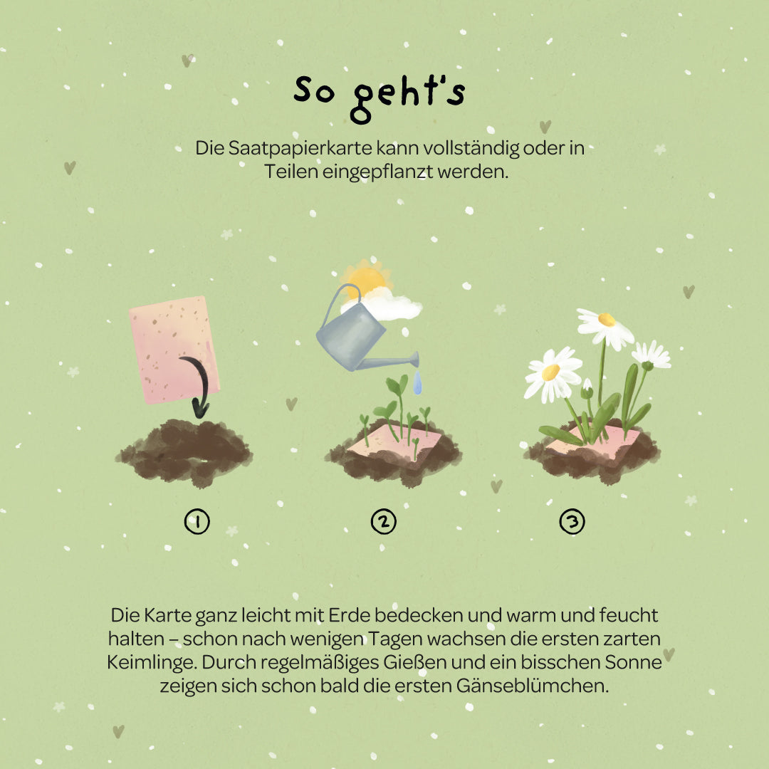 Grußkarte - Gans lieben Dank