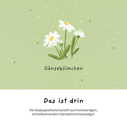 Grußkarte - Gans lieben Dank