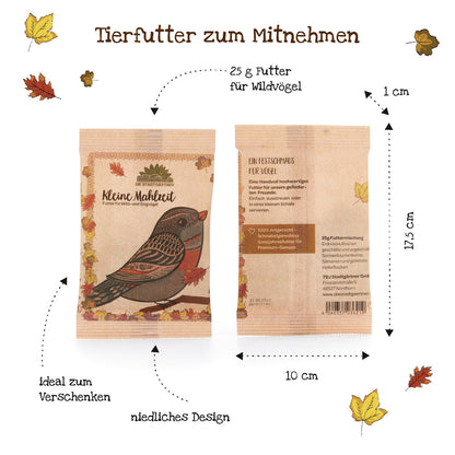 Kleine Mahlzeit – Vogelfutter