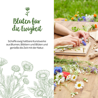 Blumenpresse für Blumen, Blüten & Co.
