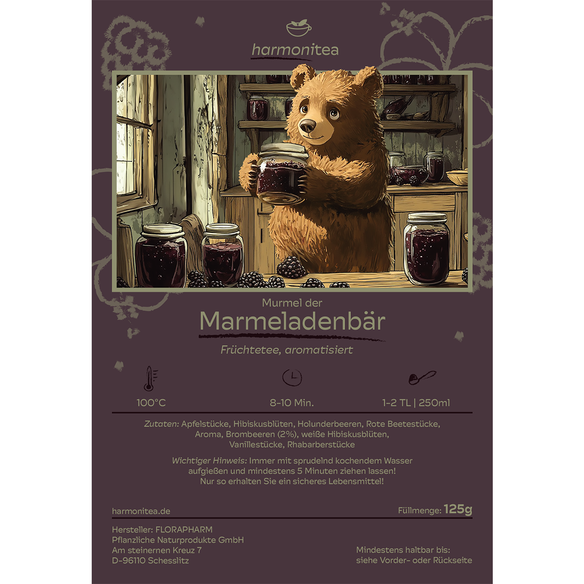Murmel der Marmeladenbär, Beeren-Früchtetee