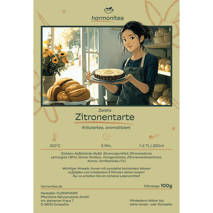 Zarahs Zitronentarte, Tee mit Vanille-Lemongras
