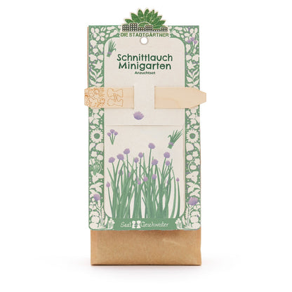 Anzuchtset – Minigarten BIO-Schnittlauch