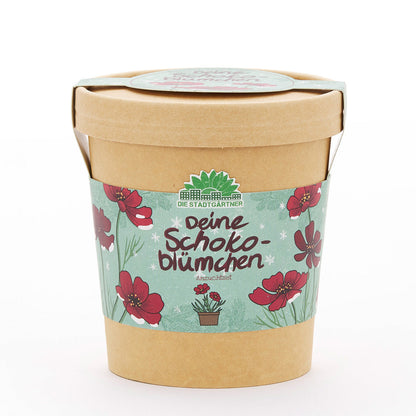 Schokoblumen aus dem Becher