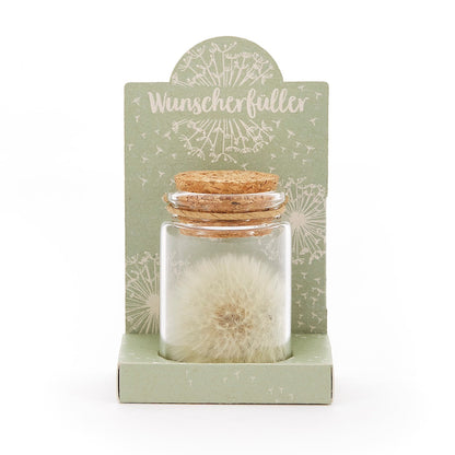 Wunscherfüller – Pusteblume im Glas