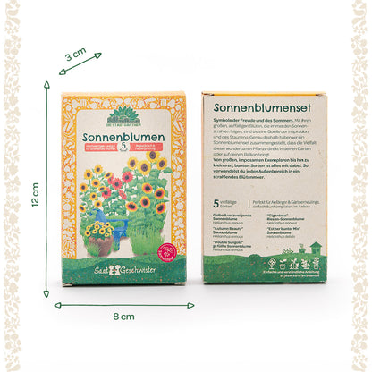 Saatgut-Set "Sonnenblumen"